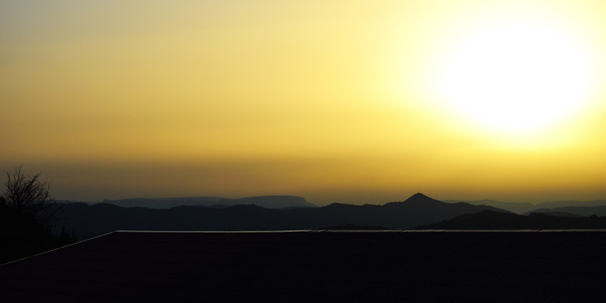 atardecer